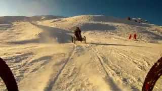 preview picture of video 'Quadbike/Four wheels bike - Descente piste de ski / Snow Downhill Orcières - QBX PROVENCE'