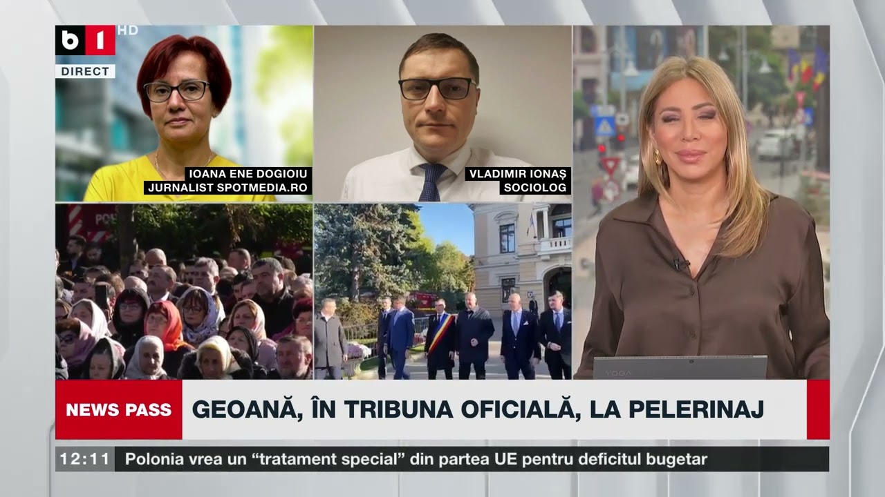 NEWS PASS CU L. CHIRIAC. 7 CANDIDAȚI LA MOAȘTELE SFINTEI PARASCHEVA. SCANDAL LA PLANȘEUL UNIRII P1