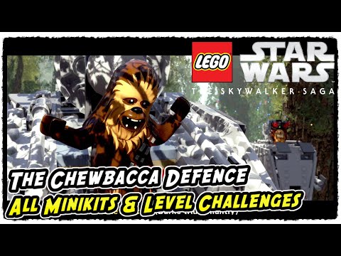 Lego Skywalker Saga The Chewbacca Defence All Minikits and Level Challenges