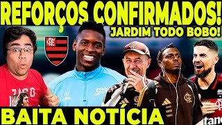 NOTÍCIA MARAVILHOSA NO FLAMENGO! JARDIM TÁ FELIZ DEMAIS COM ESSES REFORÇOS!