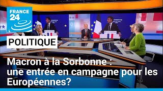 Discours d'Emmanuel Macron sur l'Europe: Notre Europe est mortelle, il faut un sursaut