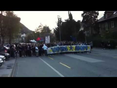 Supporters Ambri' in Visp