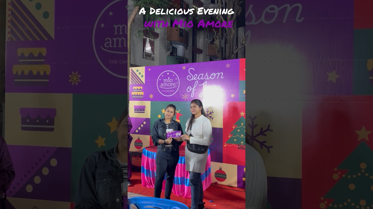 A delightful evening vt mio amore.#MioAmore#MioAmoreEvent#MioAmoreCakes#MioAmoreMoments#MioAmoreVlog