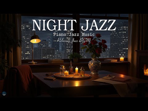 Night Jazz Sleep - Smooth Exquisite Piano Jazz Music - Soft Background Music for Relax - Good Night