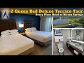 2 Queen Beds Deluxe Terrace Room Tour at Drury Plaza Hotel at Disney Springs