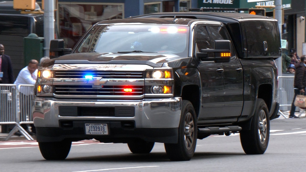 Federal law enforcement, VIP security, and interesting police vehicles during UN week in New York