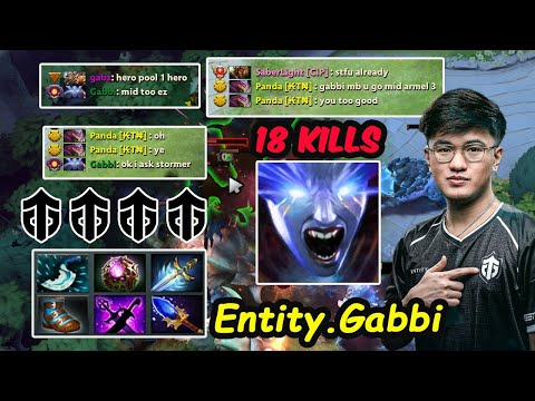 Entity.Gabbi - [Queen Of Pain] MIDLANE Aghanim Scepter Build EASY MID SERVER EU vs Timado Dota 2