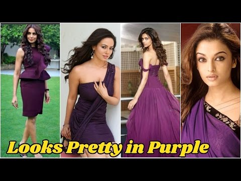 #Bollywood #Actresses Who Looks Pretty in Purple Video