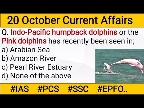 20 October 2020 Current Affairs in English | Daily Current Affairs in English | GKToday | UPSC | PCS