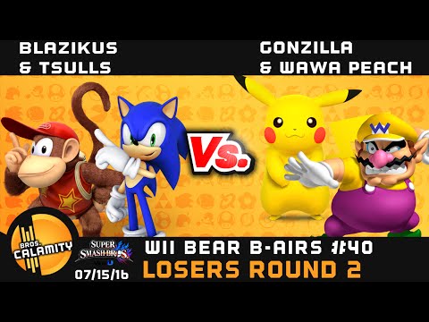 WBB #40 | Blazikus & TSulls vs Gonzilla & Wawa Peach - Losers Round 2 - Smash Wii U