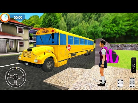 Virtual High School Simulator - School Bus Driving - Android Gameplay #schoolgirlssimulatortutorial
