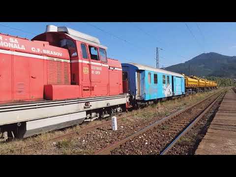 R 16036 CA X72500 (5009) VS LDH 192 CU TRENUL DE LUCRU CNCFR