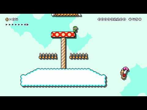 Marmota no céu! by Marcyiello - Super Mario Maker 2 - No Commentary 1cb 022020