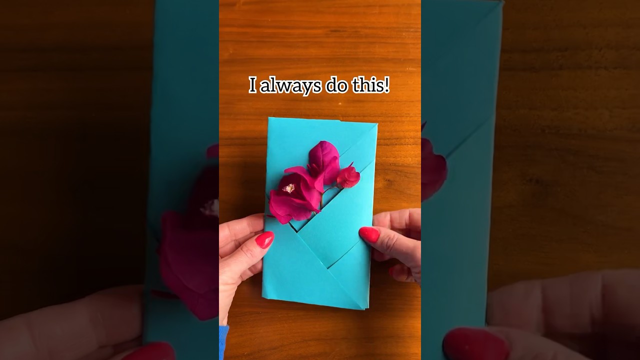 💸 Easy DIY envelope! Perfect for gifting on any occasion. #giftideas #partytime #crafts #origami