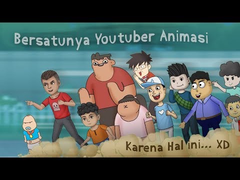 kartun-lucu-youtuber-animasi-bersatu-ft-animasi-nopal-cute-girl-dalang-pelo