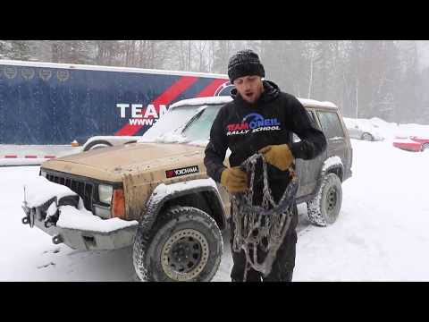 Team O'Neill diamond tire chain installation video