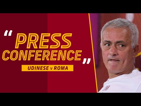 LIVE | La conferenza stampa di José Mourinho alla vigilia di Udinese-Roma
