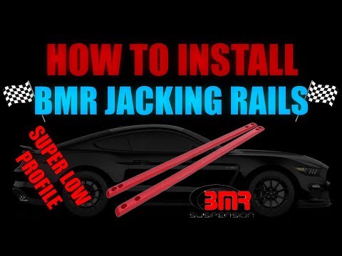 How to install BMR Low Profile Jacking Rails on GT350 or 2015+ Mustang GT