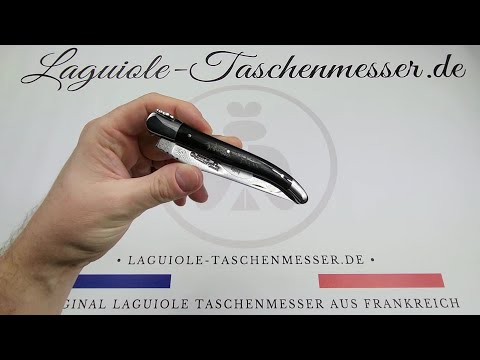 Laguiole Taschenmesser mit Griff aus Büffelhorn Kruste