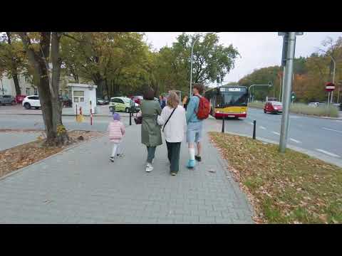 Stare Bielany - ulica Marymoncka | Warszawa Jesień 2022 [4k]
