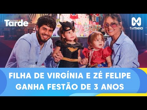 Filha de Virgínia e Zé Felipe ganha |festão| de 3 anos