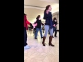 Flash Mob Line Dance Oakdale Mall Johnson City NY 3 28 15