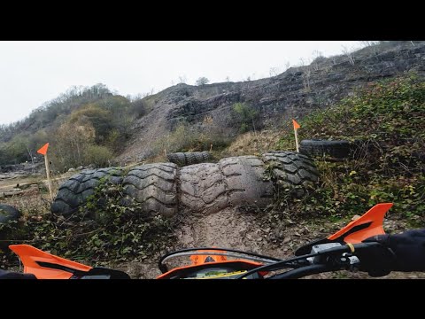 ENDURO AT THE TOUGH ONES LITTLE BROTHER! NANT MAWR QUARRY | WOR EVENTS KTM EXC 250 2/12/24