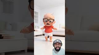 Minha vozinha me ajudou pegar minha bolinha azul #shorts #baby #comedy