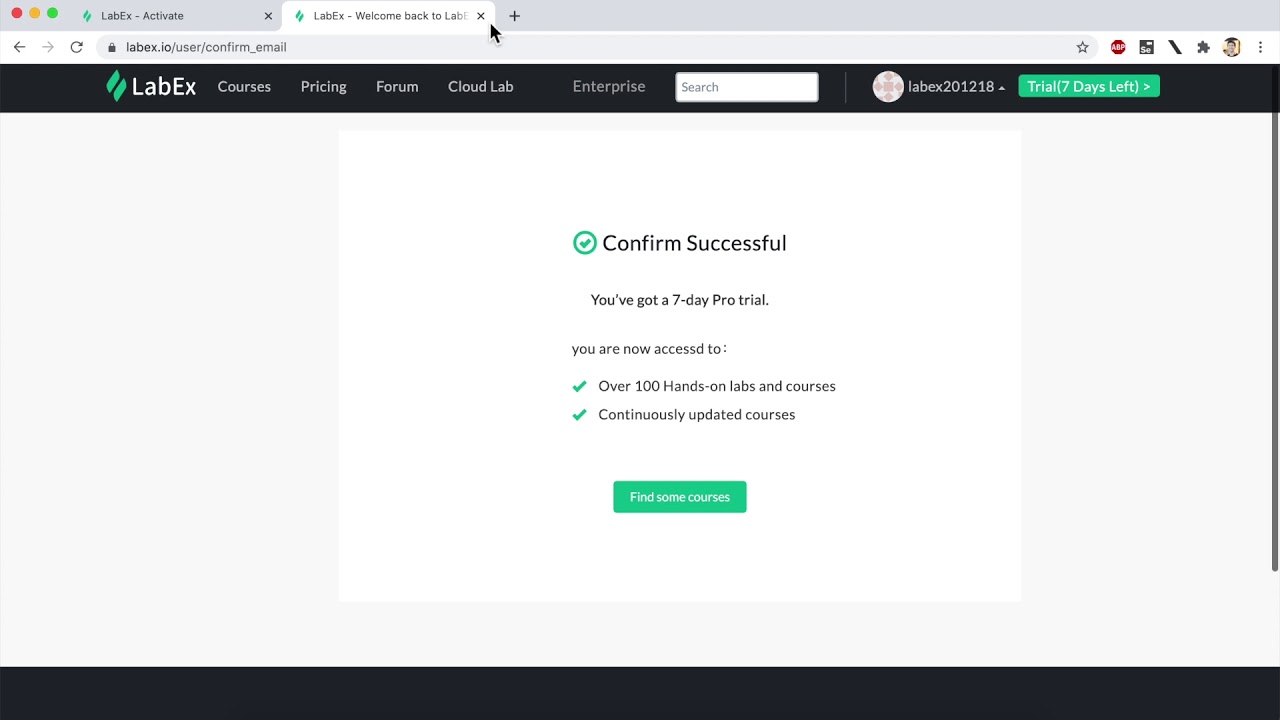 How-to | Signup for LabEx