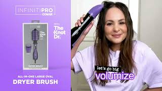 Conair The Knot Dr. All-In-One Dryer Brush InfinitiPRO