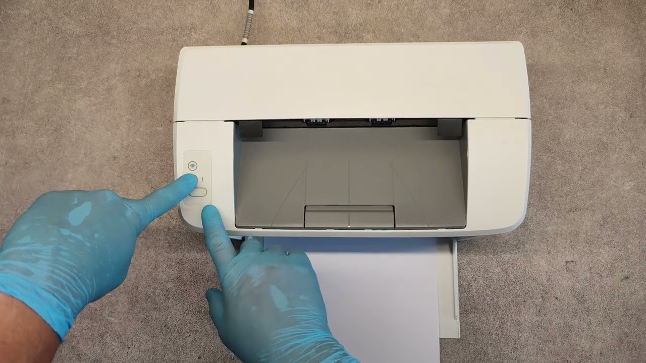 HOW TO PRINT SELF TEST PAGE ON HP LASERJET M110, M110W, M110WE