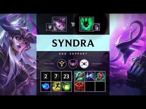 Syndra Support vs Thresh - KR Master Patch 25.16