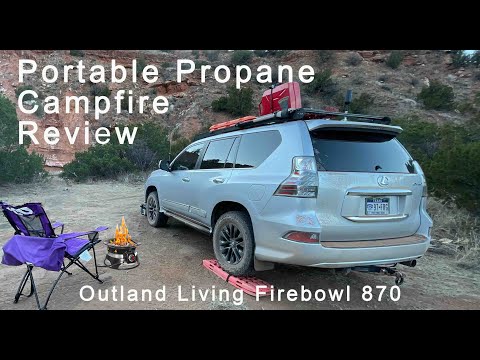Portable Propane Campfire for Camping - Outland Firebowl 870 Review