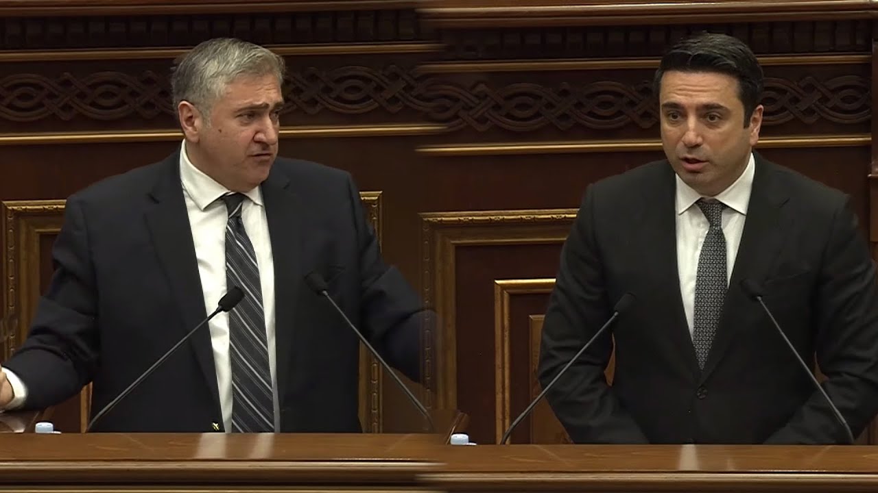 Ձեզնից ավելի վատ վարկանիշ ունի ձեր սարքած ասֆալտը․ Խաչատրյանը՝ Ալեն Սիմոնյանին