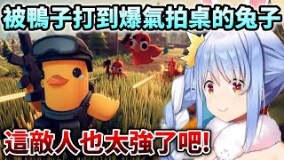 初見鴨科夫的Pekora被一群鴨子虐到傻眼拍桌w【Hololive中文】【Vtuber中文】【兎田ぺこら】