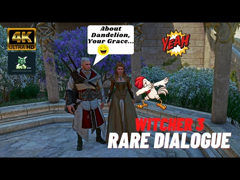 Witcher 3 in 2021- Rare Dialogue (Geralt & Anna Henrietta)