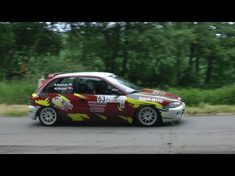II Marten Rajd Strzeliński 2021 - Mateusz Kołpel / Sebastian Banach - Mitsubishi Colt