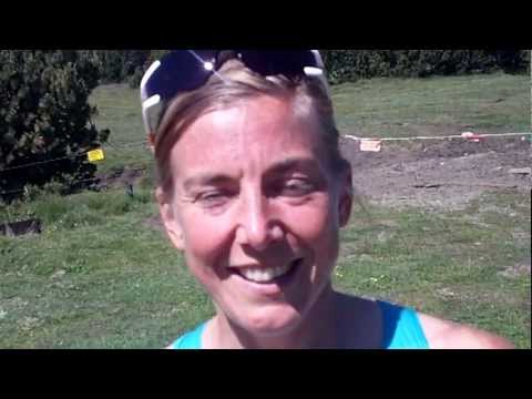 Julia Böttger from Salomon Team International, interviewed at Font-Romeu 1jul11