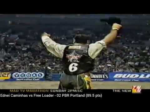 EDNEI CAMINHAS VS FREE LOADER - PBR PORTLAND 2002 #rodeio #rodeo #pbr