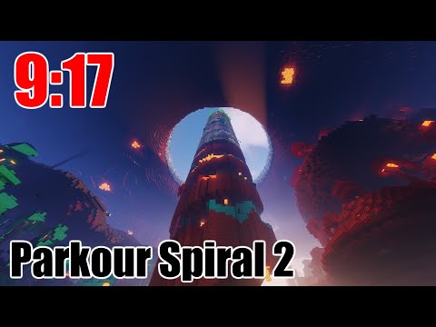 Parkour Spiral 2 | 9:17 | Minecraft Hielke's map