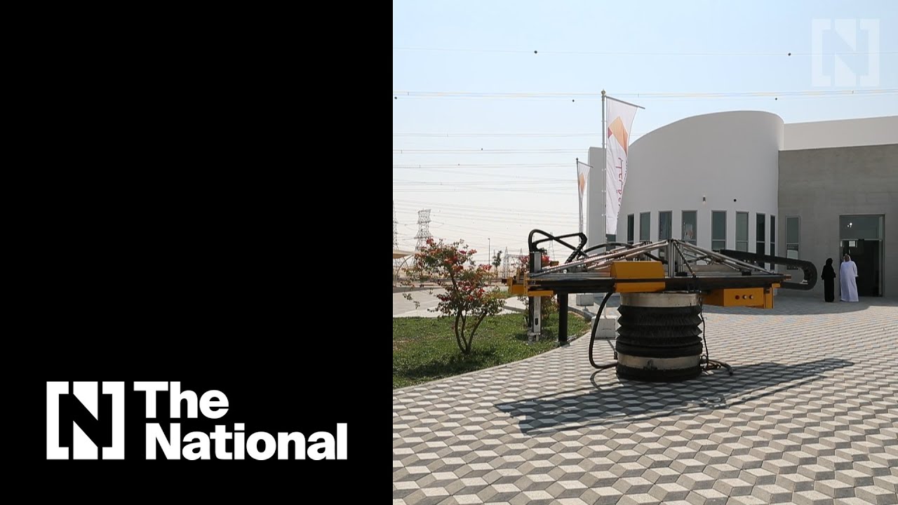 Largest 3D printed building unveiled in Dubai - YouTube