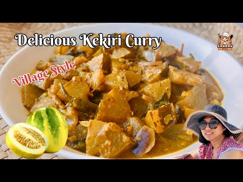 Super Healthy & Delicious Yellow Cucumber Curry 👩‍🍳🍛 කැකිරි ඇඹුල ගමේ රසට | vegetarian recipe 