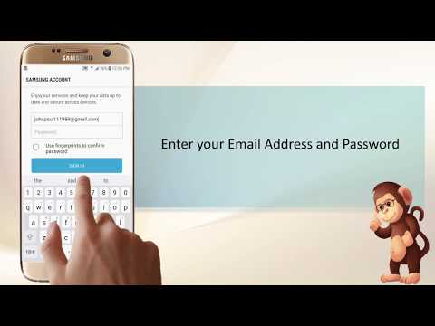 How to Register an existing Samsung account on Samsung smart phones user guide support