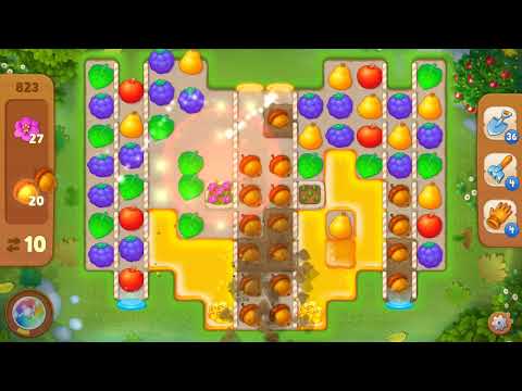 Gardenscapes Level 823 NO BOOSTERS