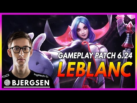 369. Bjergsen Leblanc vs Malzahar Mid - December 31st, 2016, Patch 6.24 Season 7
