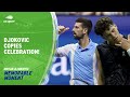 Djokovic Copies Shelton's "Dialled In" Celebration | 2023 US Open