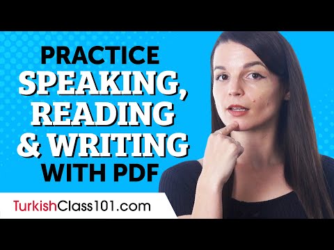 How to Practice Turkish Speaking, Reading & Writing with the PDF Cheat Sheets