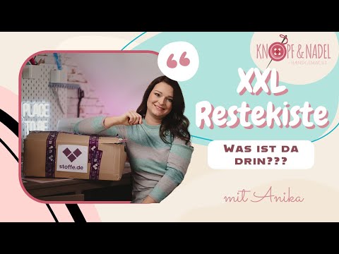 Fabric surprise from the leftover box - what's in it? I'm testing Stoffe.de 🧵