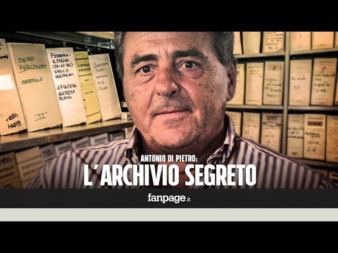 Inside Antonio Di Pietro's secret archive: "I haven't been able to stop the passing of time."