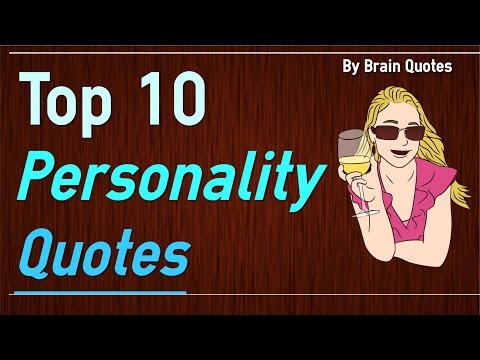 Top 10 Personality Quotes about Being Yourself Video